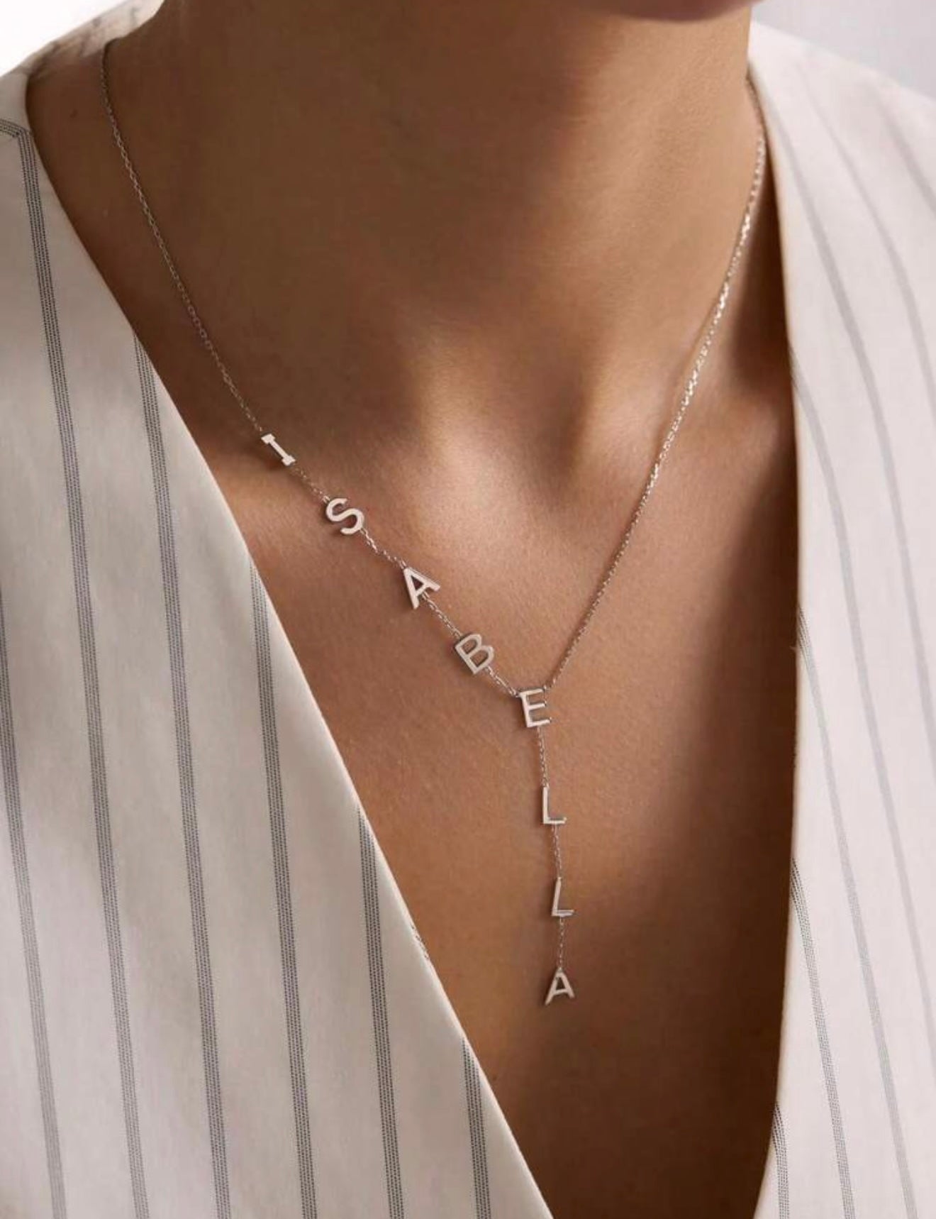 SCARLETT - Gepersonaliseerde Naam Ketting (Goud & Zilver)