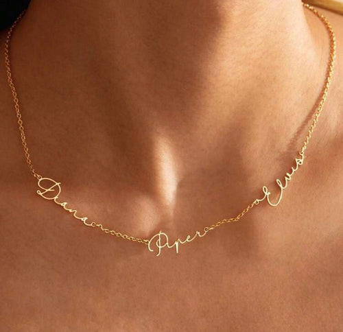 BELLA - Gepersonaliseerde Naam Ketting (Goud & Zilver)