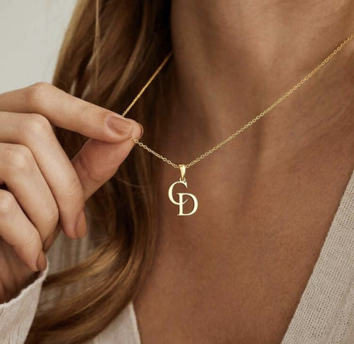 SOPHIE -  Gepersonaliseerde Initialen Ketting (Goud & Zilver)